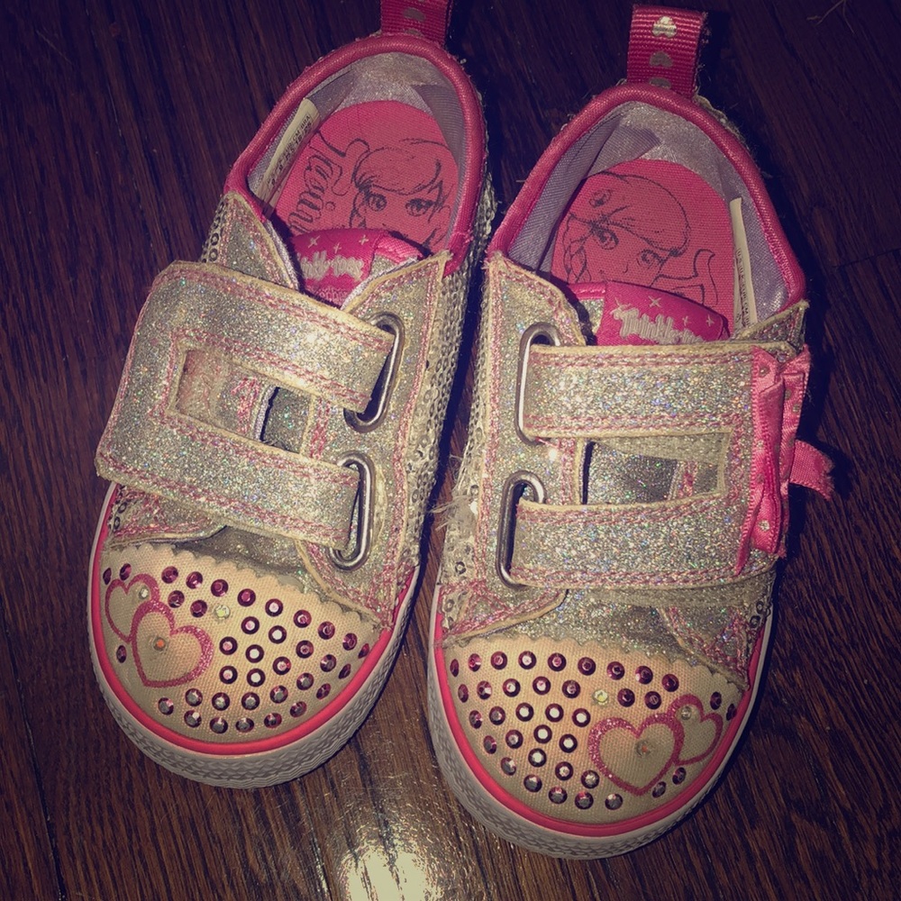 Sketchers Glitter light up sneakers